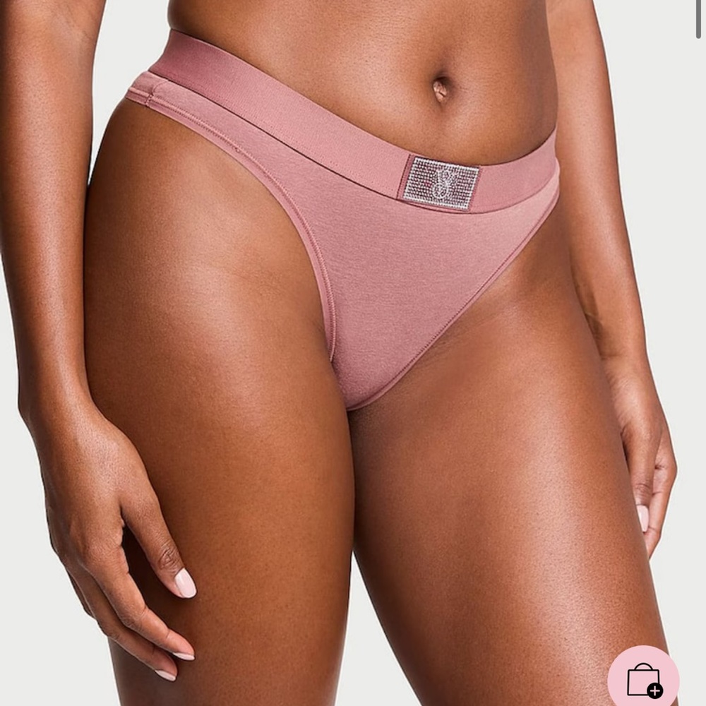 Victoria's Secret Pink bling logo  Panties